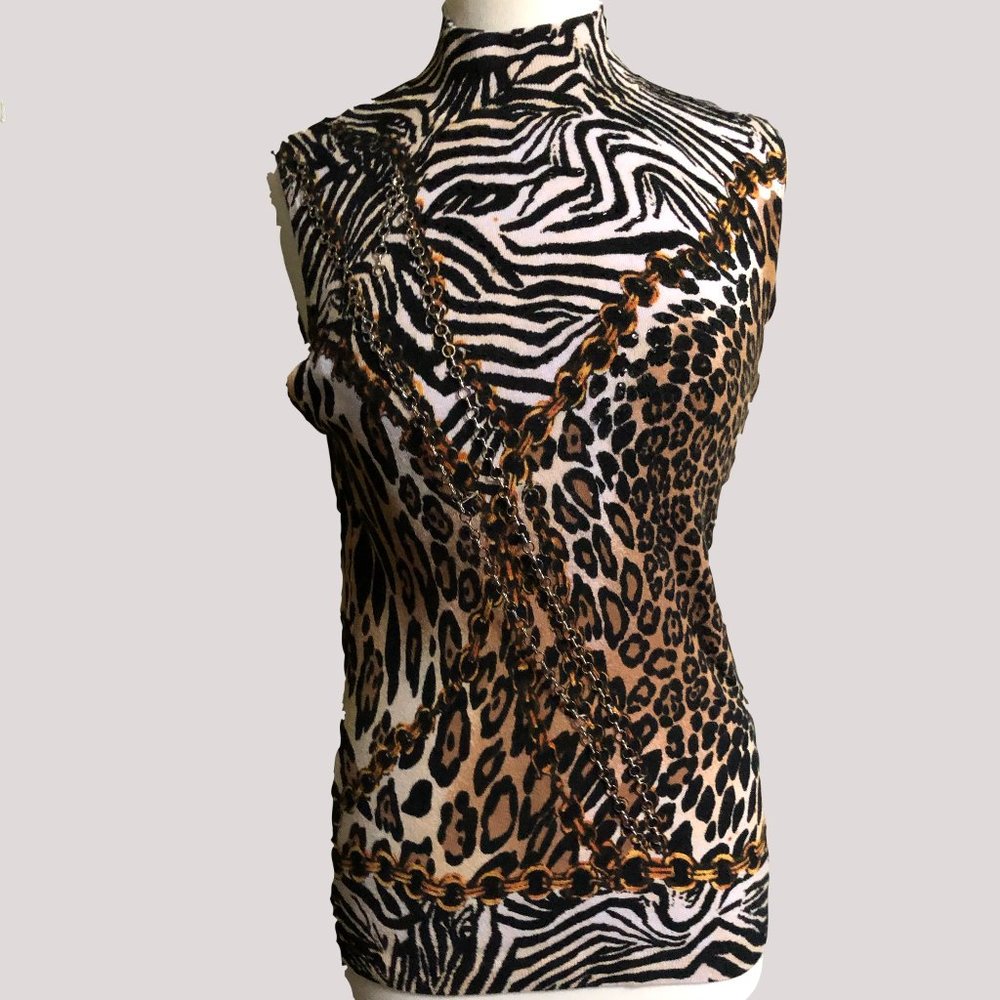 Dolce Cabo Animal Print Sleeveless top